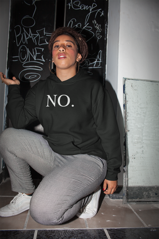 NO. Hoodie (Black)